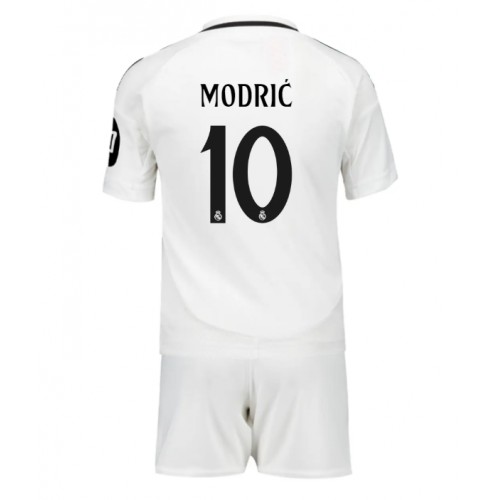 Real Madrid Luka Modric #10 Domaci Dres za djecu 2024-25 Kratak Rukav (+ Kratke hlače)